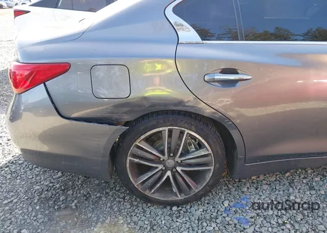 2014 Infiniti Q50 Sport from USA, damaged, VIN JN1BV7AP5EM676476